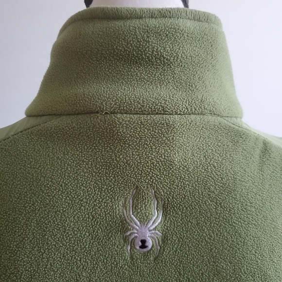 Vintage Spyder Full Zip Front Fleece Jacket Size Medium Vintage - Picture 10 of 14
